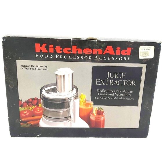 KitchenAid Food Processor Juice Extractor Accessory Only KFPJE Non Citrus Boxed - Picture 1 of 16